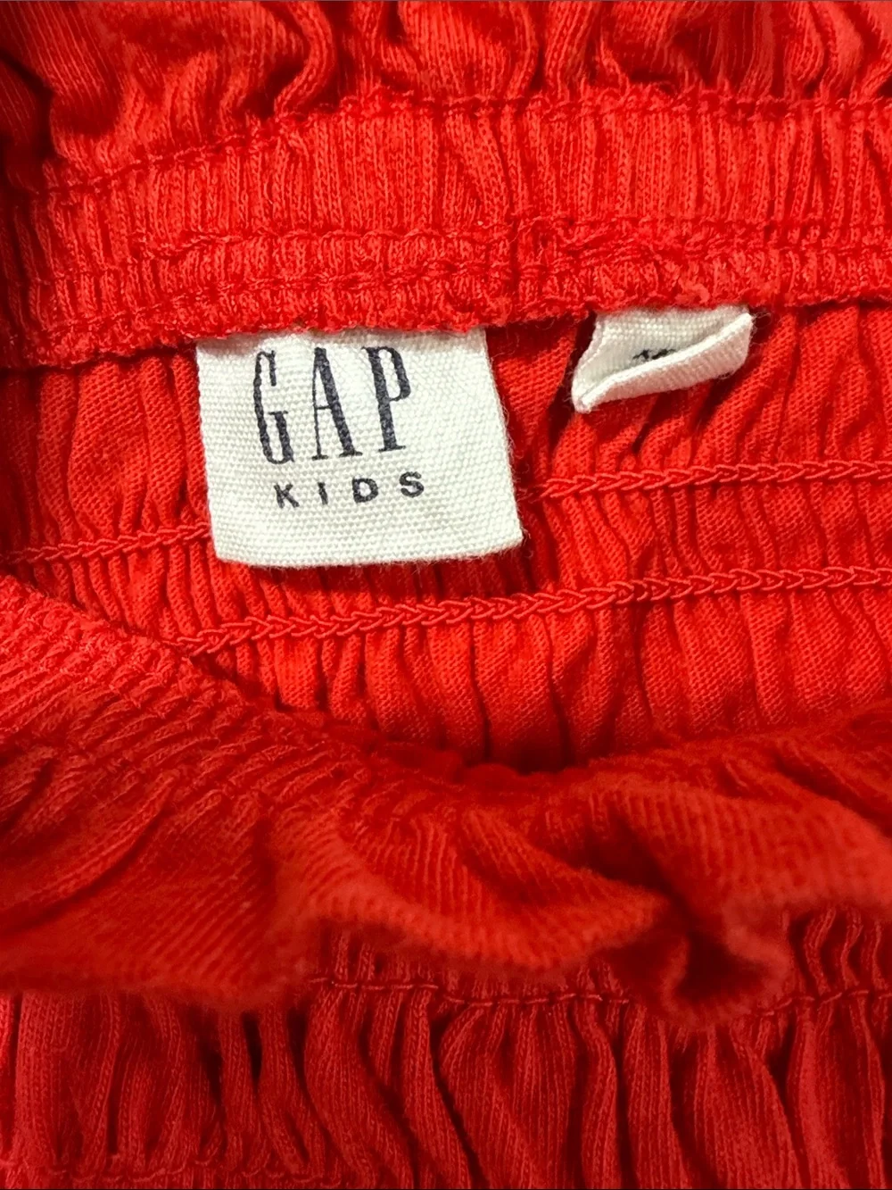 GAP KIDS Red Smocked Ruffle-Strap Camisole